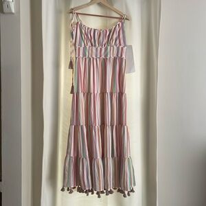 Chicwish Candy Stripe summer dress sundress size S new nwt
